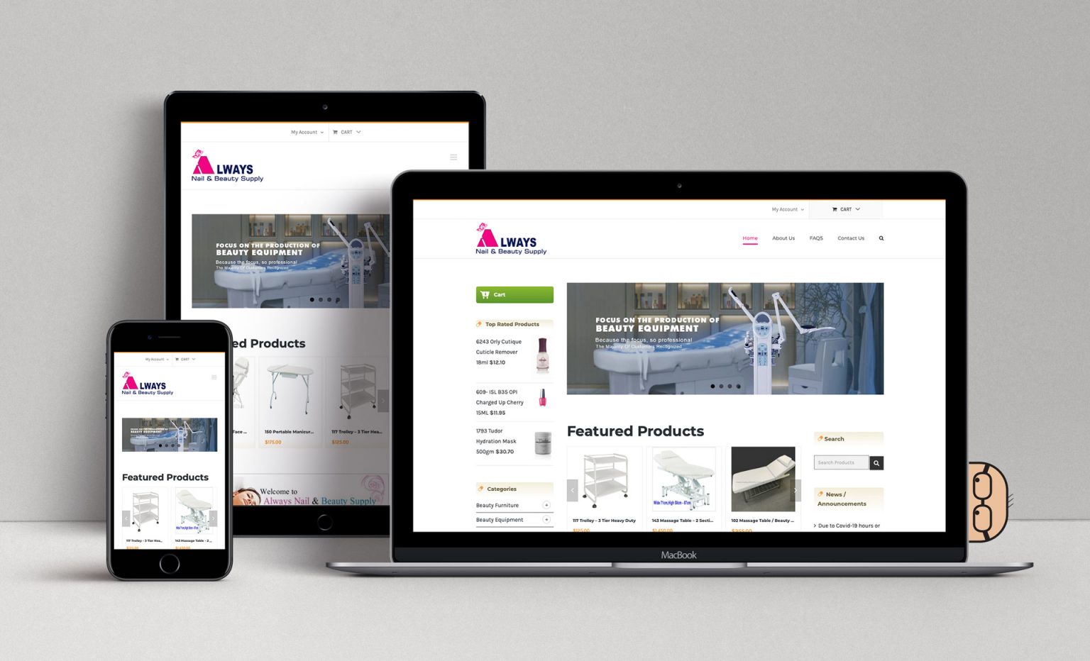 Our Work • Client Portfolio • Host Geek Design